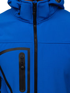 Men's Softshell Jacket Blue Bolf T019