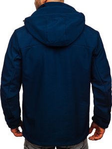 Men's Softshell Jacket Navy Blue Bolf BK122