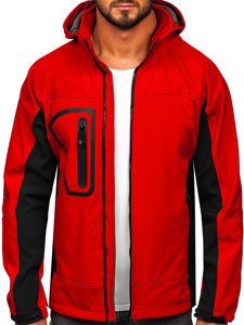 Men's Softshell Jacket Red Bolf T019