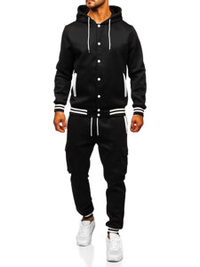 Men’s Sport Outfit with hood Black Bolf 27C6506