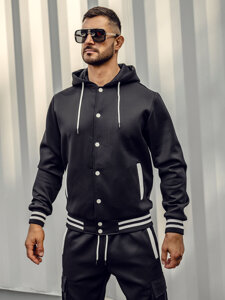 Men’s Sport Outfit with hood Black Bolf 27C6506