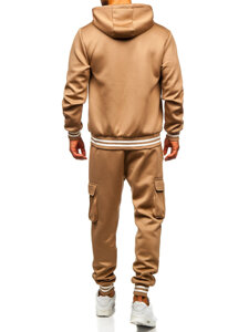 Men’s Sport Outfit with hood Brown Bolf 27C6506