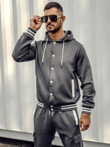 Men’s Sport Outfit with hood Graphite Bolf 27C6506