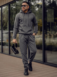 Men’s Sport Outfit with hood Graphite Bolf D012