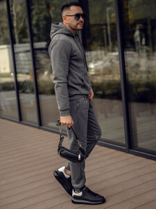 Men’s Sport Outfit with hood Graphite Bolf D012