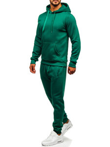 Men’s Sport Outfit with hood Green Bolf D003