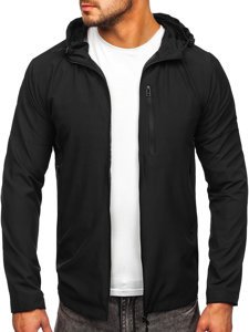 Men's Sport Windbreaker Jacket Black Bolf HM142