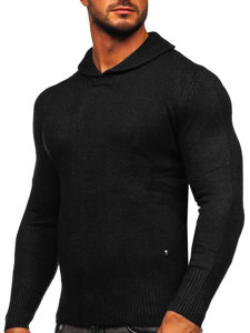 Men's Stand Up Sweater Black Bolf MM6018