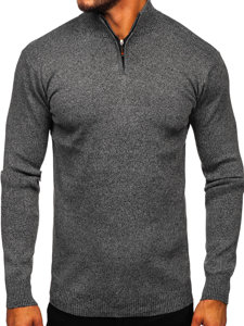 Men's Stand Up Sweater Graphite Bolf S8274