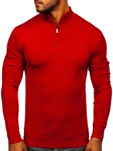 Men's Stand Up Sweater Red Bolf YY08