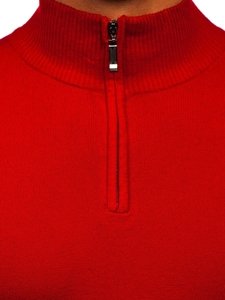 Men's Stand Up Sweater Red Bolf YY08