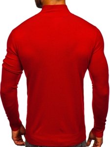 Men's Stand Up Sweater Red Bolf YY08