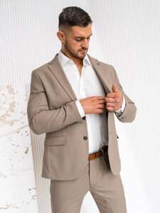 Men's Suit Beige Bolf 02