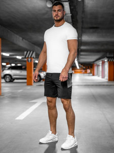 Men's Sweat Shorts Black Bolf 68026