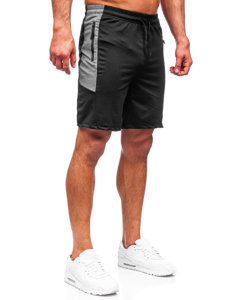 Men's Sweat Shorts Black Bolf 68026