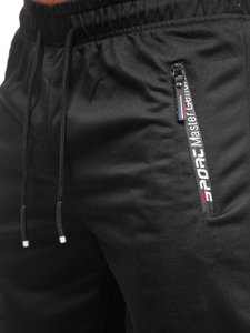 Men's Sweat Shorts Black Bolf JX512