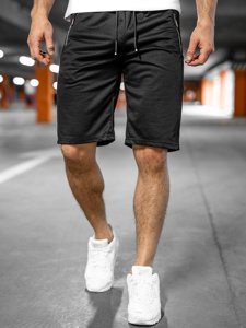 Men's Sweat Shorts Black Bolf JX512