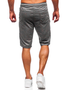 Men's Sweat Shorts Dark Grey Bolf Q3859