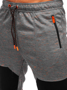 Men's Sweat Shorts Dark Grey Bolf Q3859