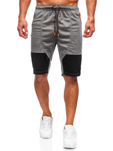 Men's Sweat Shorts Dark Grey Bolf Q3859