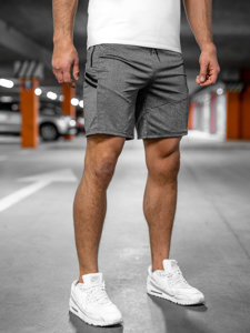 Men's Sweat Shorts Graphite Bolf 68041