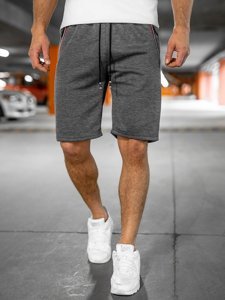 Men's Sweat Shorts Graphite Bolf JX131