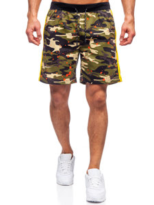 Men's Sweat Shorts Green Bolf KS2579