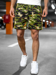 Men's Sweat Shorts Green Bolf KS2579