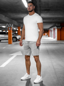 Men's Sweat Shorts Grey Bolf 68041