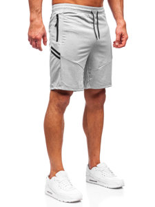 Men's Sweat Shorts Grey Bolf 68041