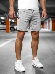 Men's Sweat Shorts Grey Bolf 68041