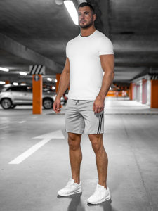 Men's Sweat Shorts Grey Bolf 68057