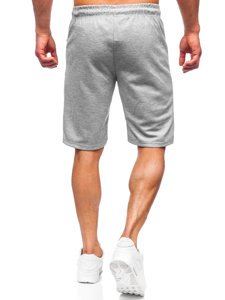 Men's Sweat Shorts Grey Bolf JX130