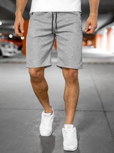 Men's Sweat Shorts Grey Bolf JX130