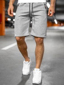 Men's Sweat Shorts Grey Bolf JX202