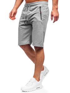 Men's Sweat Shorts Grey Bolf JX505