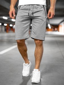 Men's Sweat Shorts Grey Bolf JX505