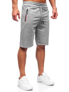 Men's Sweat Shorts Grey Bolf JX511