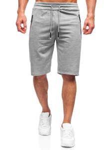 Men's Sweat Shorts Grey Bolf JX511