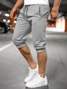 Men's Sweat Shorts Grey Bolf K10002