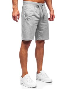 Men's Sweat Shorts Grey Bolf K10003