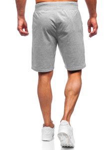 Men's Sweat Shorts Grey Bolf K10003