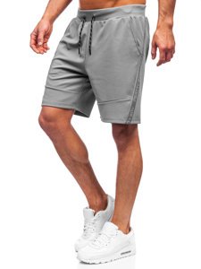 Men's Sweat Shorts Grey Bolf KS2601