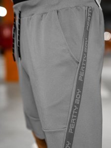 Men's Sweat Shorts Grey Bolf KS2601