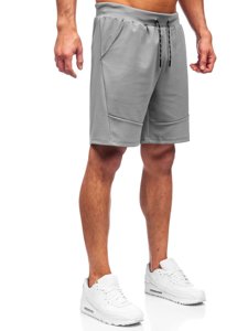 Men's Sweat Shorts Grey Bolf KS2601