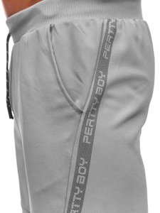 Men's Sweat Shorts Grey Bolf KS2601