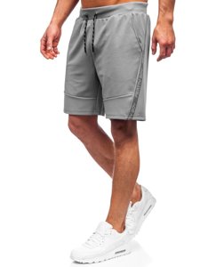 Men's Sweat Shorts Grey Bolf KS2601