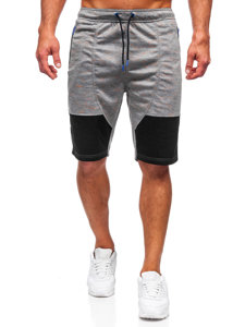 Men's Sweat Shorts Grey Bolf Q3859