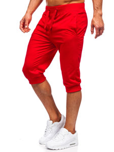 Men's Sweat Shorts Red Bolf K10002