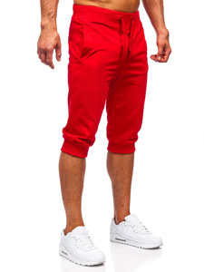 Men's Sweat Shorts Red Bolf K10002